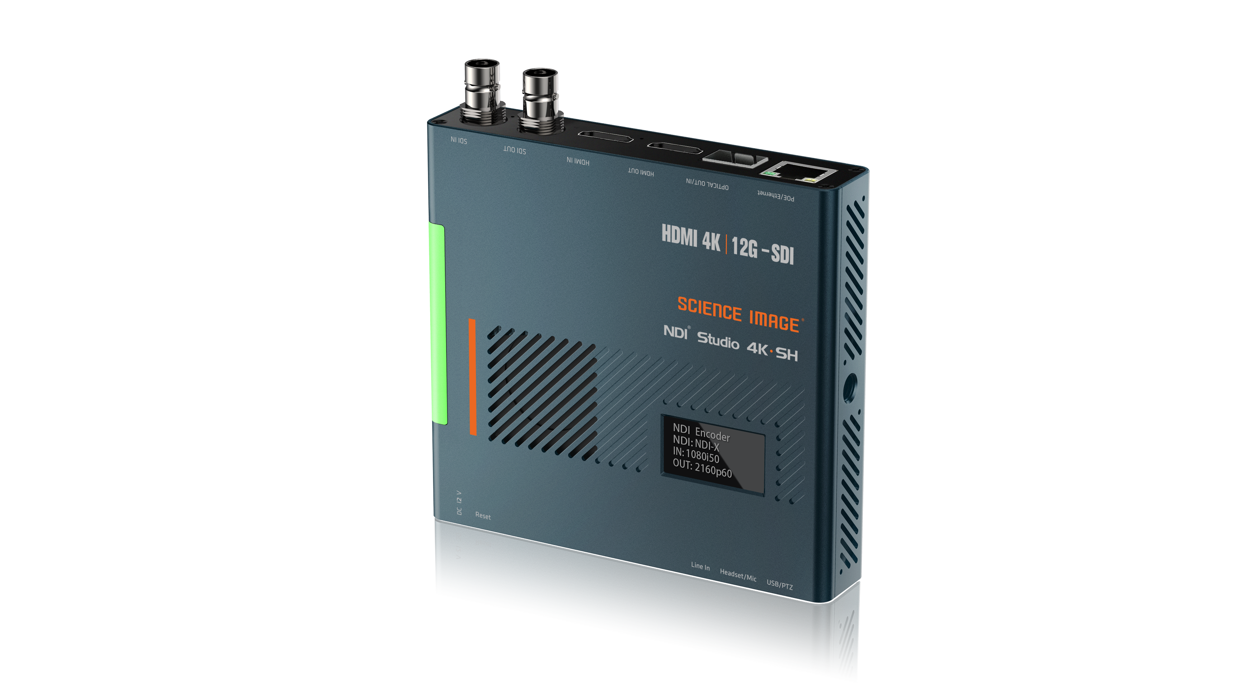 P-GREEN-SH Science Image NDI Studio 4K.SH - 4Kp60 HDMI 12G-SDI Full NDI Encoder and Decoder (Discontinued) - Image 1