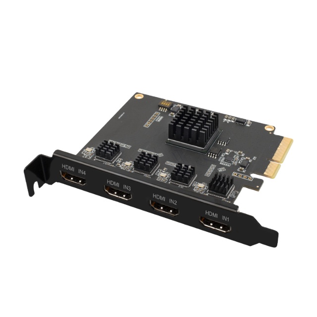 PTZC-CAP4-HDMI (MAIN) PTZCam 4-channel HDMI PCI Express capture card (Discontinued) - Image 1