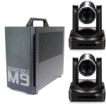 Switchblade M9 vMix switcher - Bundle with Two (2) PTZ 20X Zoom Cameras