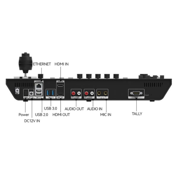 PTZCam Switch N8 NDI Switcher Bundle with Three 20X Optical Zoom PTZ Cameras - Image 3