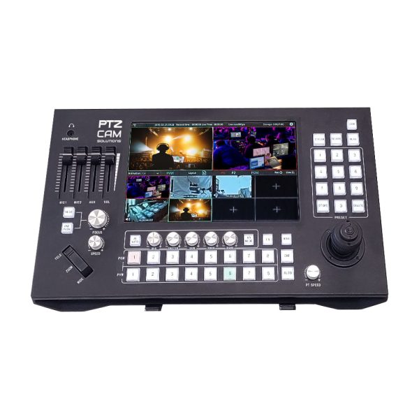 PTZCam Switch N8 NDI Switcher Bundle with Three 20X Optical Zoom PTZ Cameras - Image 4