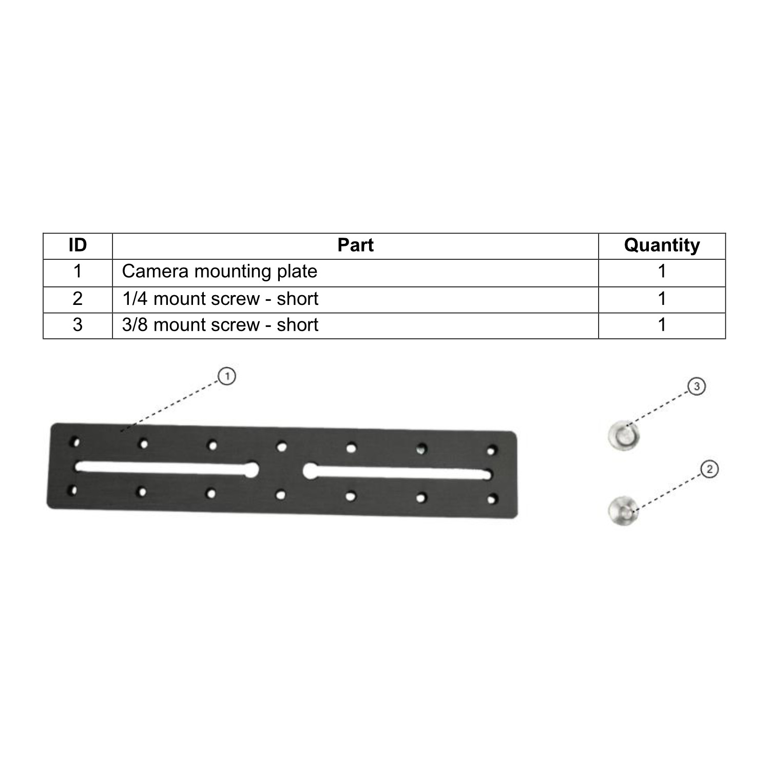Pauli mounting plate Mounting plate set for Zanus Pauli PT head - Image 1