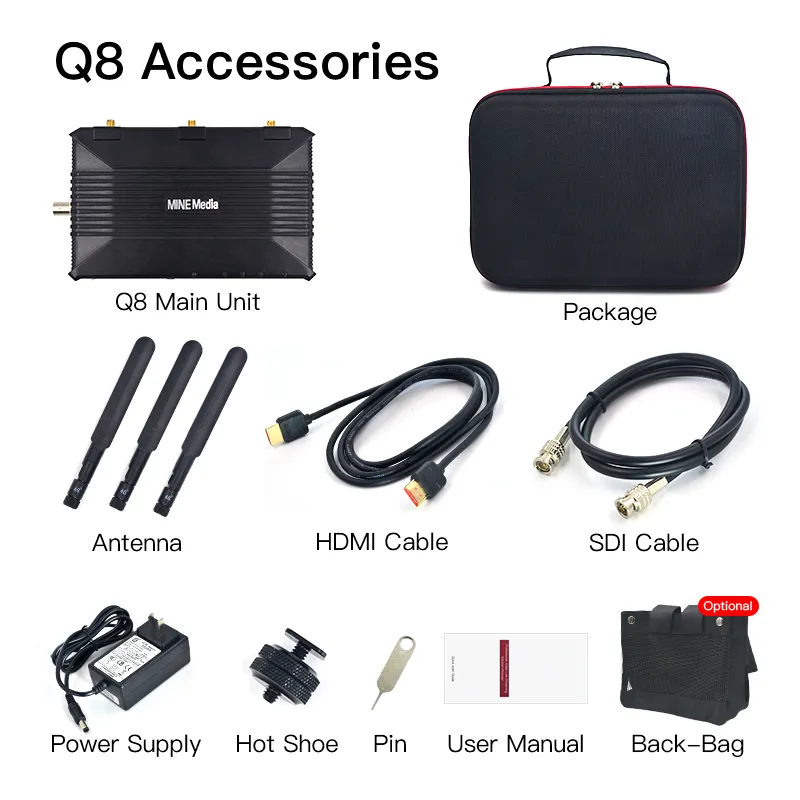 Mine Q8 Accessories MiNE Media Q8 Shoulder Bag (Discontinued) - Image 1