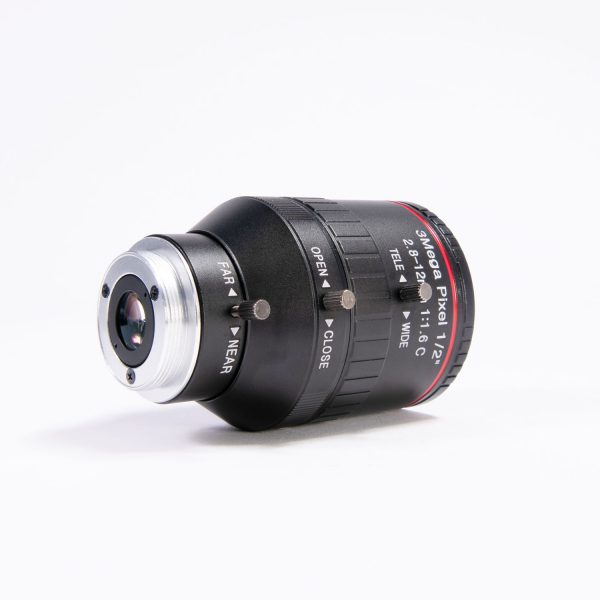AIDA Imaging HD Varifocal 2.8-12mm Manual Iris CS Mount Lens - Image 3