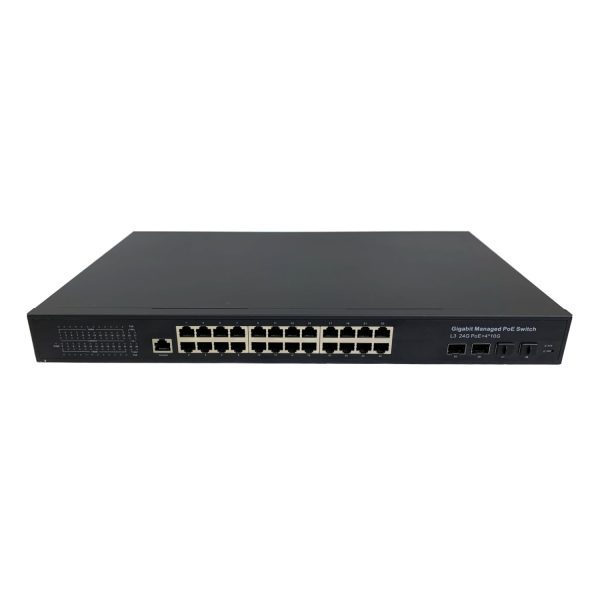 PTZCam 24-port POE+ Gigabit Network Switch with 4-port 10G SFP+ (Discontinued) - Image 2