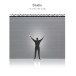 Reflecmedia Large Studio 16' x 13' Chromatte ChromaKey Drape