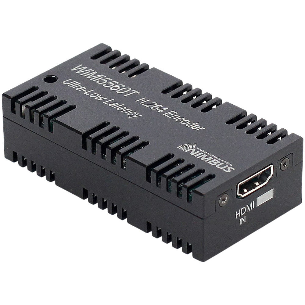 WiMi5560T front angle Nimbus WiMi5560T H.264 Ultra Low-Latency Mini HDMI Encoder - Image 1