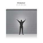 Reflecmedia 12'x7' Wideshot Drape with Small Dual LiteRing and Controller - Image 2