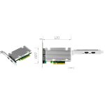 Yuan SC750N1-L HDMI2.1 8K 60p HDR HDMI Low-Profile PCI Express 3.0 x8 Capture Card