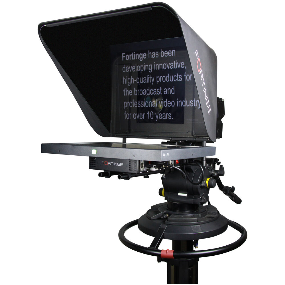 ERA IP right angle no monitor Fortinge ERA IP 21-HB - 21" High-Brightness Studio Prompter Set with HDMI/Composite/VGA/SDI/NDI Inputs and Composite/SDI Outputs - Image 1