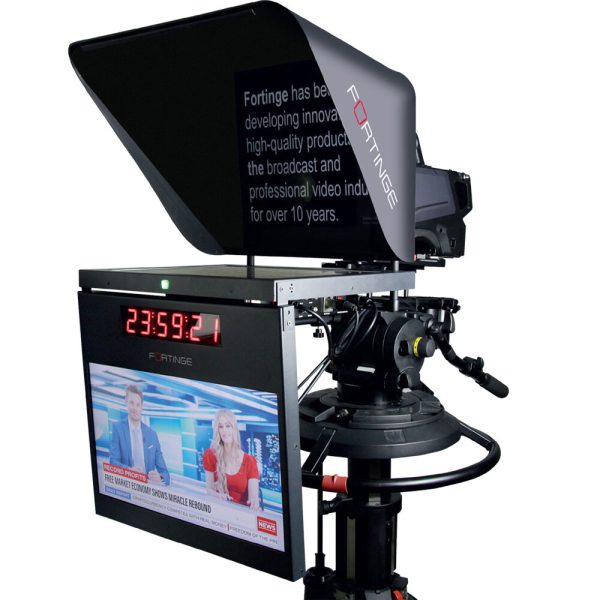 Fortinge ERA IP 21-HB - 21" High-Brightness Studio Prompter Set with HDMI/Composite/VGA/SDI/NDI Inputs and Composite/SDI Outputs - Image 2