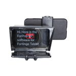Fortinge MIA-XL Mobile Prompter for webcams, Smartphones, DSLRs & Mirrorless Cameras