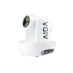 AIDA Imaging PTZ4K-NDI-X12B NDI|HX 4K PTZ Camera with 12X Zoom (White)