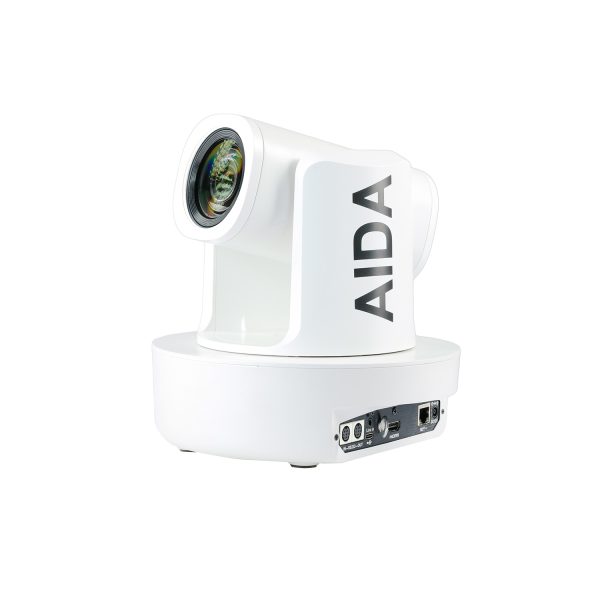 AIDA Imaging PTZ4K-NDI-X12B NDI|HX 4K PTZ Camera with 12X Zoom (White) - Image 2