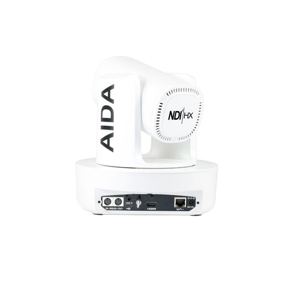 AIDA Imaging PTZ4K-NDI-X12B NDI|HX 4K PTZ Camera with 12X Zoom (White) - Image 4