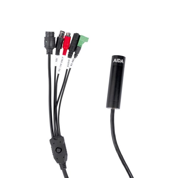 AIDA Imaging HD3G-IPC-MINI - Full HD 3G-SDI Weatherproof IP67  Lipstick Style Camera with IP Control - Image 2