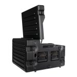 Switchblade GoRack 422 - Portable Broadcasting 4U Rack Case with 21.5-inch Monitor and Control Panel Workspace - Image 3