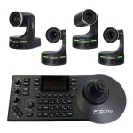 PTZCam 4-Camera NDI PTZ Bundle with Controller