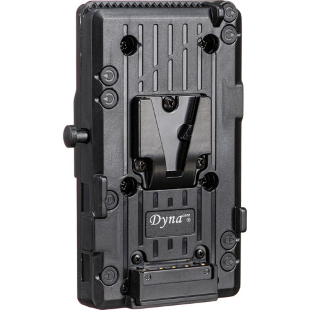 Dynacore V-Mount adapter left front Waterbird V-Mount Plate for Dynacore Battery for MS SWIFT S Slider (D-HB26) - Image 1
