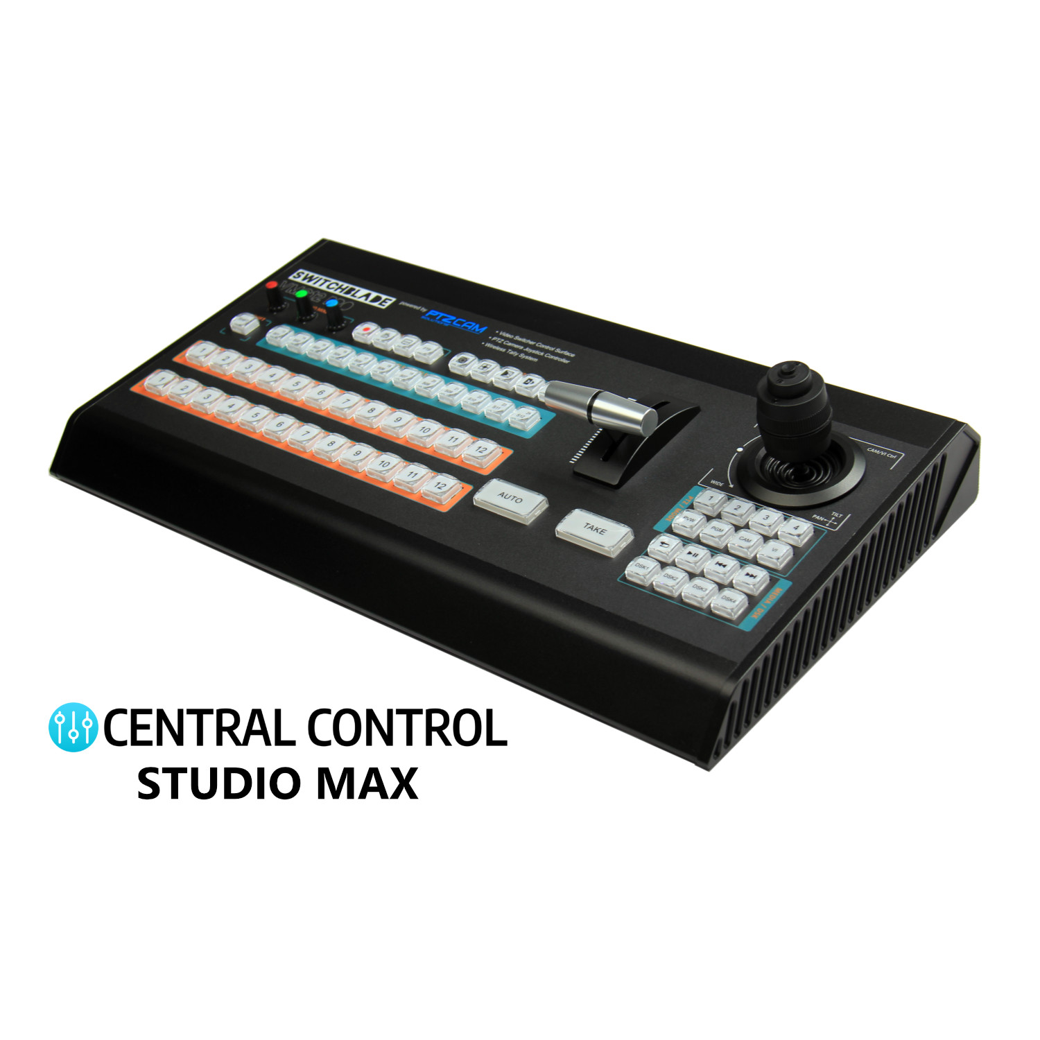 VMC24 left iso Switchblade VMC12 PRO 12-channel switcher controller with Central Control STUDIO MAX - Image 1